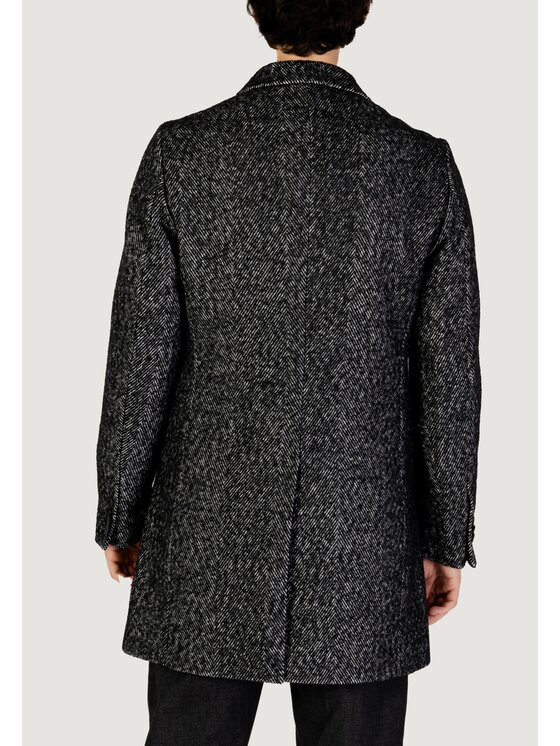 HAMAKI-HO HAMAKI-HO Cappotto CP9H Nero Regular Fit