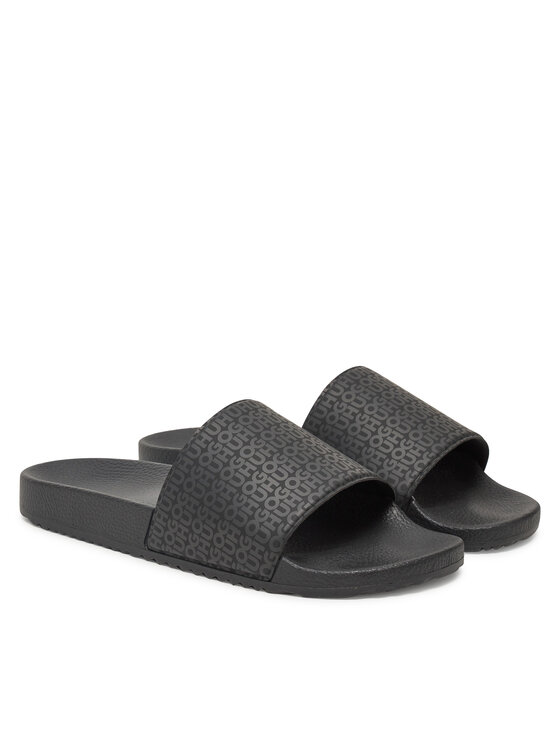 HUGO HUGO Papucs Timein Slid Mn 50548063 Fekete