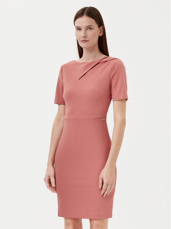 Calvin Klein Calvin Klein Rochie cocktail K20K208174 Roz Regular Fit