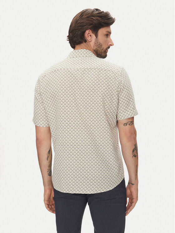 Pierre Cardin Pierre Cardin Koszula C6 45610.0458 Beżowy Regular Fit