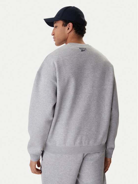 Reebok Reebok Bluza Barry RK25553CCM Szary Relaxed Fit