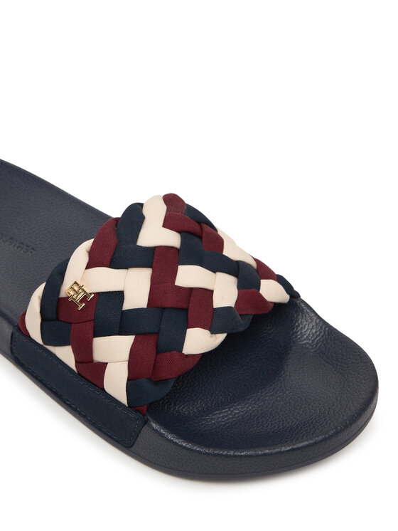 Tommy Hilfiger Tommy Hilfiger Natikače Th Braided Pool Slide FW0FW09203 Šarena