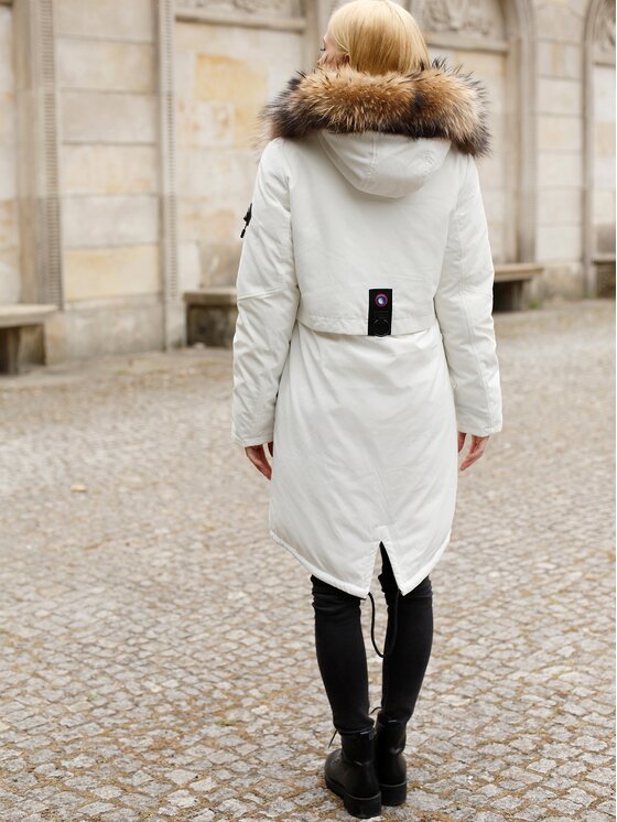 Perso Perso Kurtka puchowa BLH919097FX Biały Regular Fit