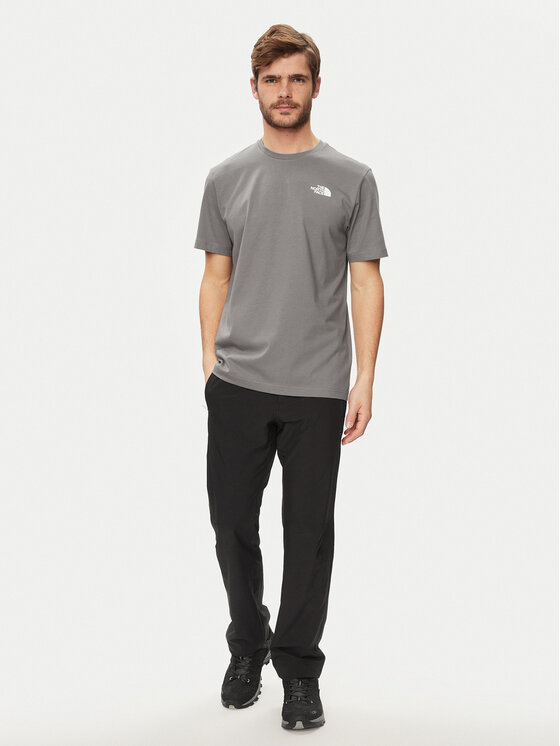 The North Face The North Face Marškinėliai Redbox NF0A87NP Pilka Regular Fit