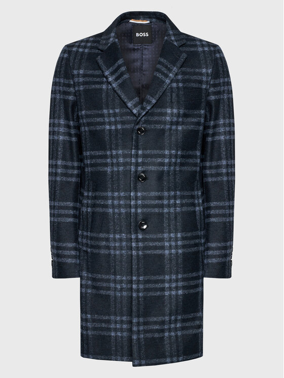 BOSS Boss Преходно палто H-Hyde-J-224 50479591 Тъмносин Slim Fit