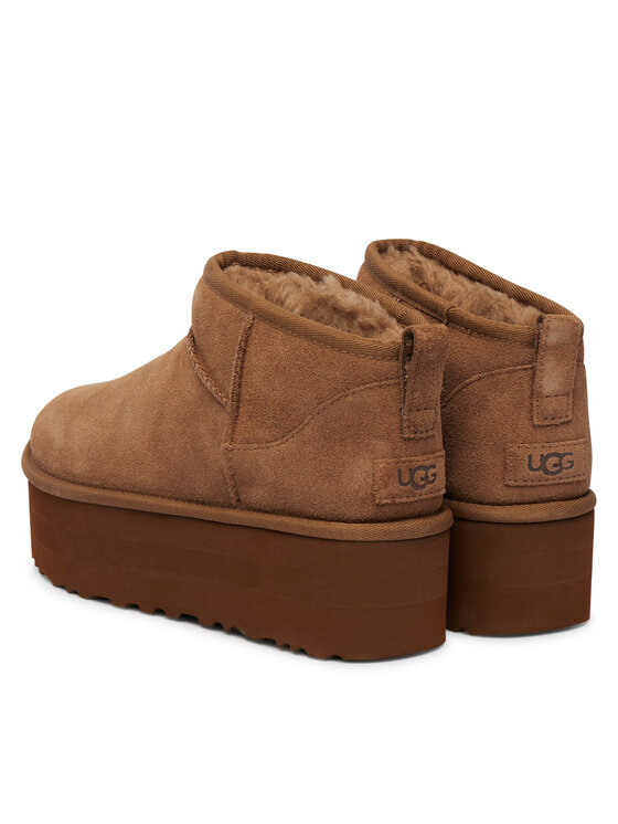 Ugg Ugg Sniego batai W Classic Ultra Mini Platform 1135092 Ruda