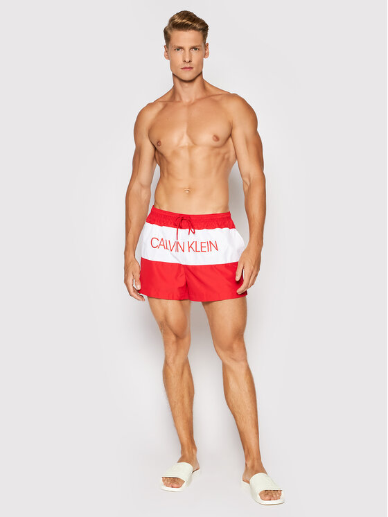 Pantaloncini da bagno Drawstring KM0KM00553 Rosso