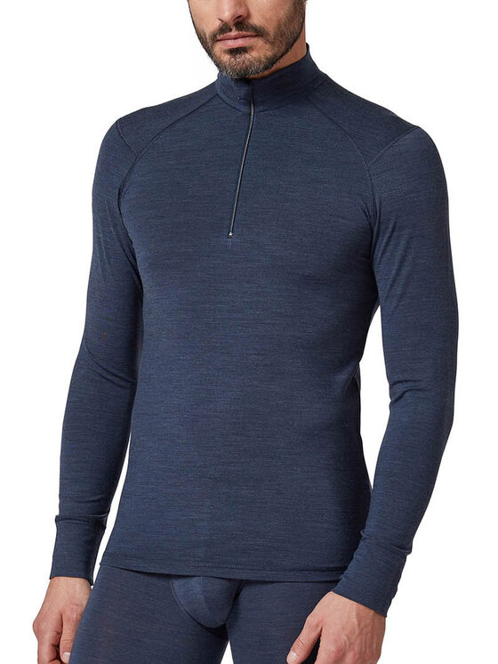 Huber Huber Tričko 112004 Tmavomodrá Slim Fit