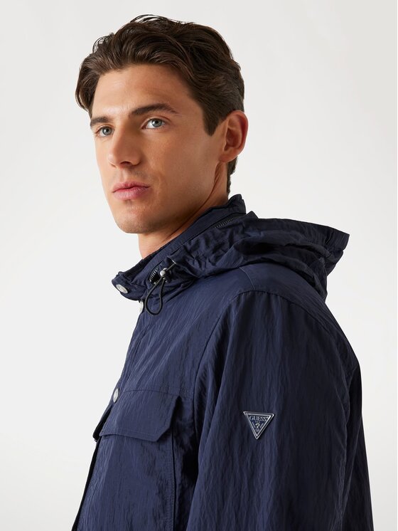 Guess Guess Kurtka przejściowa 177551 Niebieski Classic Fit
