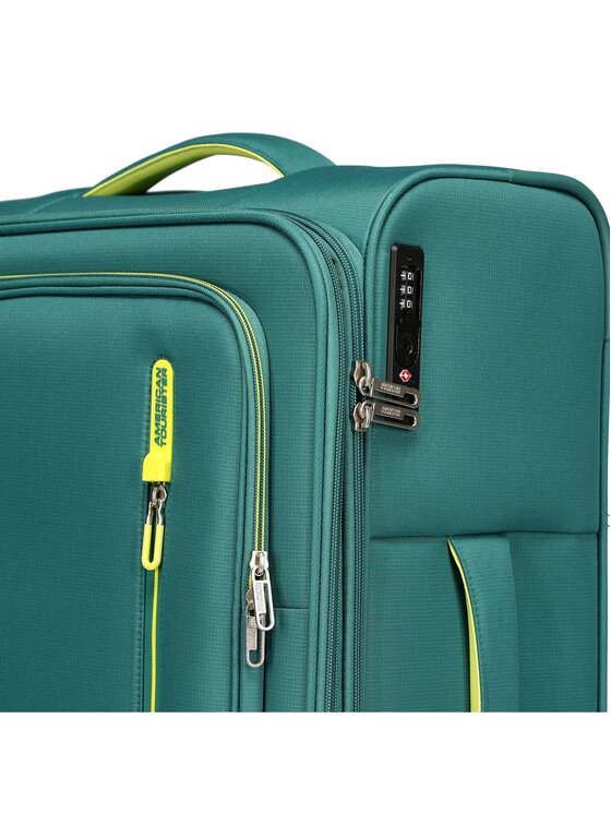 American Tourister American Tourister Walizka średnia 326428 Turkusowy