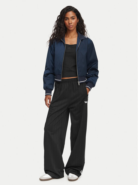 adidas adidas Pantaloni trening Pinstripe Firebird KS6787 Negru Loose Fit