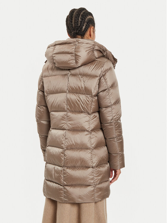 Bomboogie Bomboogie Пухено яке CW636LTDLC4 Кафяв Regular Fit