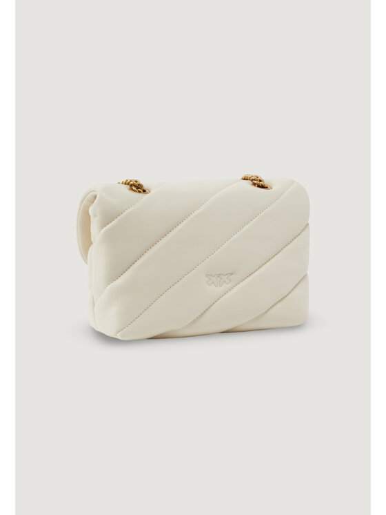 PINKO PINKO Τσάντα LOVE PUFF MINI CL SHEEP NAPPA Λευκό