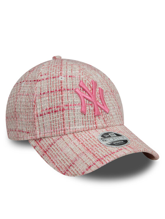 New Era New Era Šilterica New York Yankees Tweed 9Forty 60595382 Ružičasta