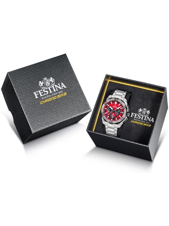 Festina Festina Zegarek F20724-5 Srebrny