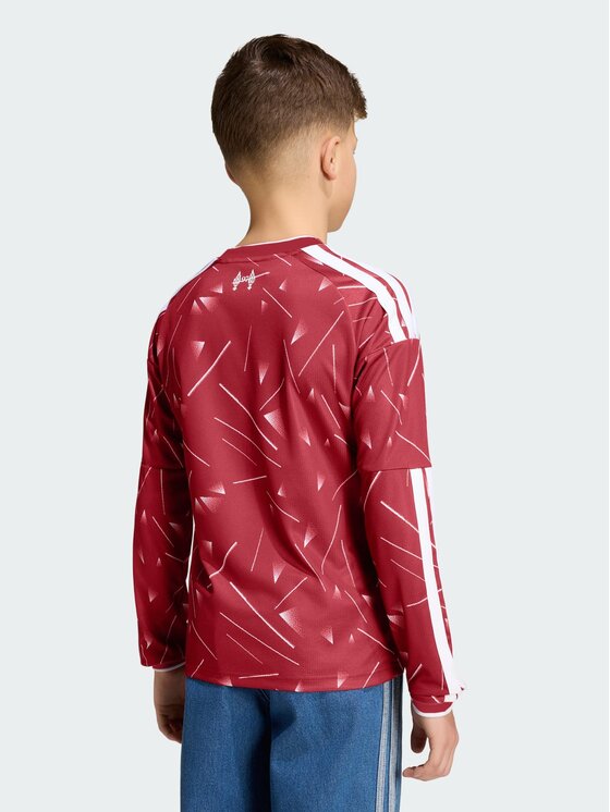 adidas adidas Longsleeve 169427 Czerwony ciemny Regular Fit