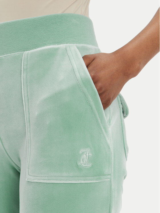 Juicy Couture Juicy Couture Spodnie dresowe Del Ray JCAP180 Niebieski Regular Fit