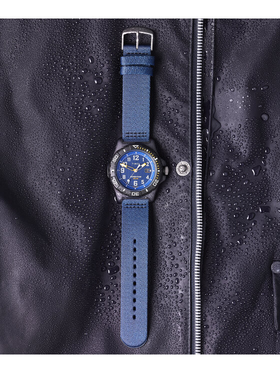 Timex Timex Zegarek TW2V40300 Niebieski