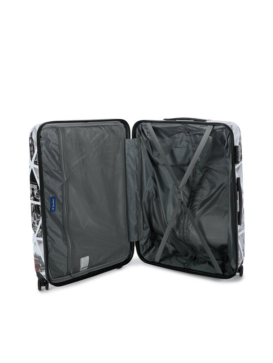 Saxoline Saxoline Велика валіза Cities L B25W1.71.09 Сірий