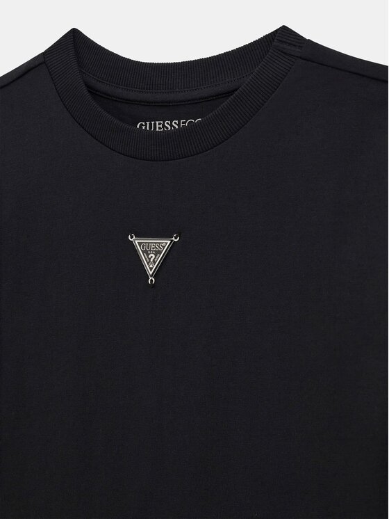 Guess Guess Marškinėliai L5BI16 KCNQ4 Juoda Regular Fit