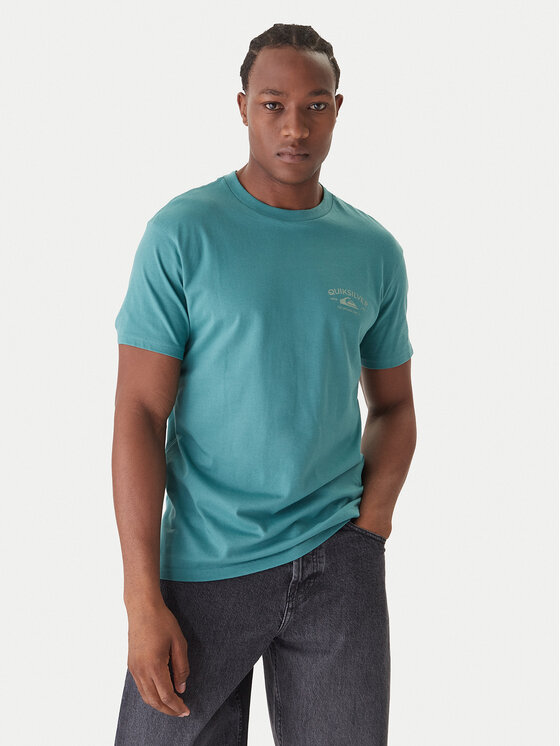 Quiksilver Quiksilver Тишърт Anchor EQYZT08178 Зелен Regular Fit