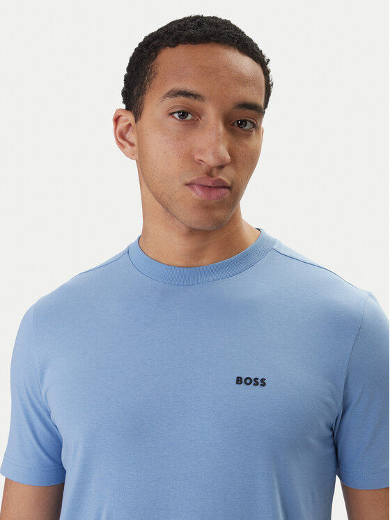 BOSS BOSS T-Shirt 50506373 Himmelblau Regular Fit