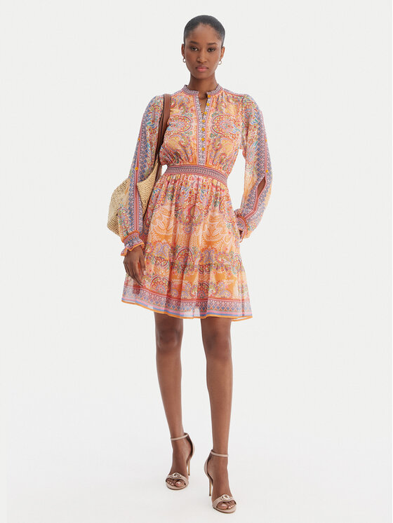 Hale Bob Hale Bob Sommerkleid Eleanora 5YTK662A Orange Regular Fit