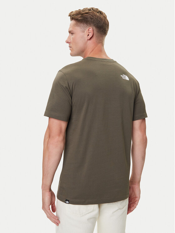 The North Face The North Face T-Shirt Simple Dome NF0A87NG Hnědá Regular Fit