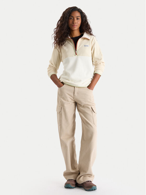 Cotopaxi Cotopaxi Флісовий реглан Amado S22471W231 Écru Regular Fit