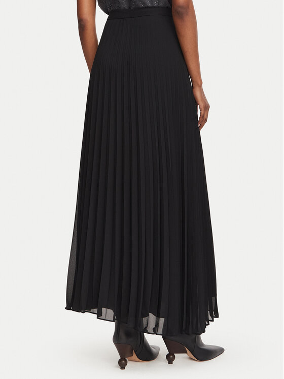 Marella Marella Plisovaná sukňa Pepato 2623106013 Čierna Regular Fit