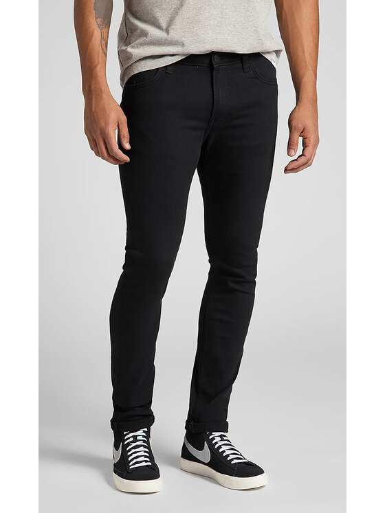 Lee Lee Jeansy Malone Czarny Skinny Fit