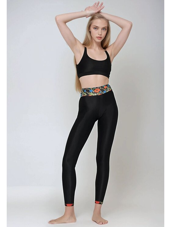 Legginsy, rozmiar M, Czarne, 111