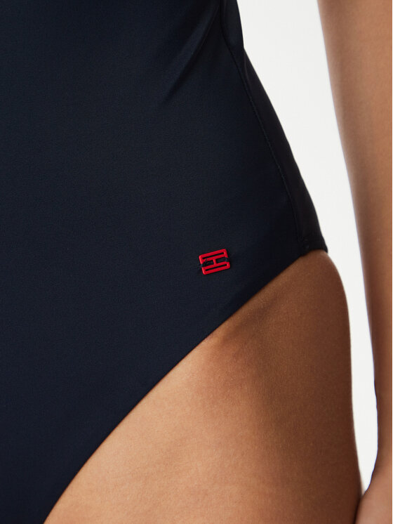 Tommy Hilfiger Tommy Hilfiger Ujumistrikoo UW0UW06357 Tumesinine