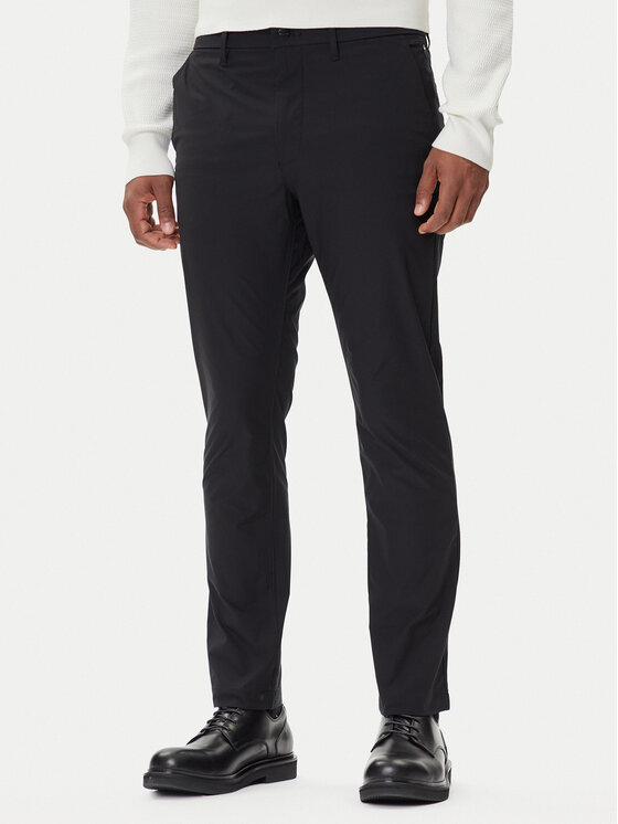 Calvin Klein Calvin Klein Hlače LV04LB610G Crna Slim Fit