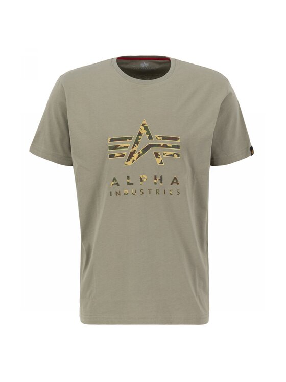 Alpha Industries Alpha Industries Tričko AI.146506-11 Béžová Regular Fit