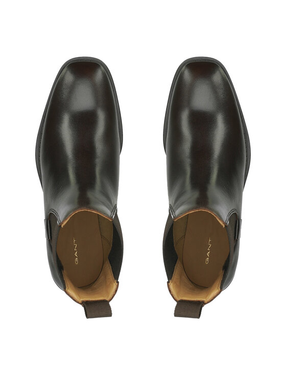 Gant Gant Kotníková obuv s elastickým prvkem 29551770 Hnědá