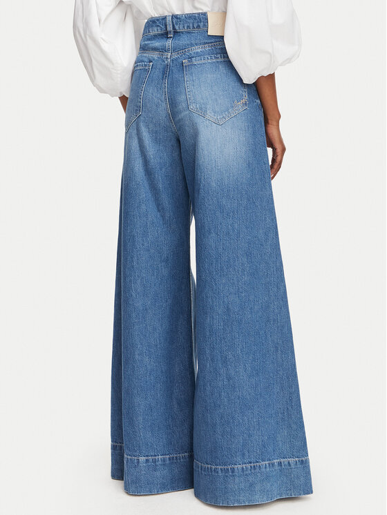 BOSS BOSS Farmer C Jane 50564408 Kék Wide Leg