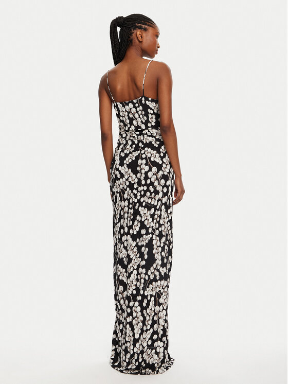 Balmain Balmain Estélyi ruha DF0RN195JJ33 Fekete Regular Fit