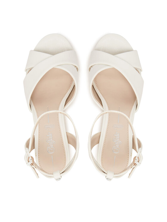 Buffalo Buffalo Sandalen Kya Cross 1291685 Weiß