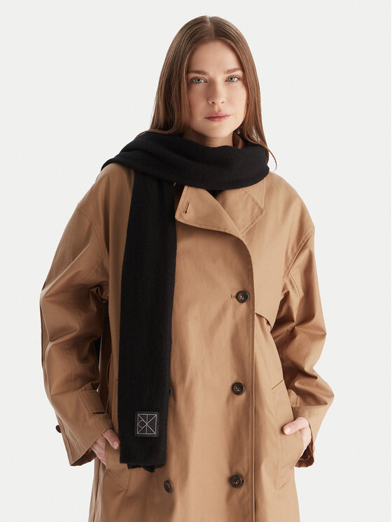 Calvin Klein Calvin Klein Šal Emblem LV04D8014G Crna