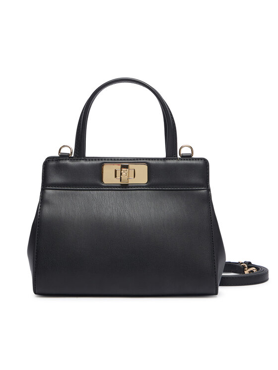 Tommy Hilfiger Tommy Hilfiger Handtasche Th Modern Mini Satchel AW0AW18726 Schwarz