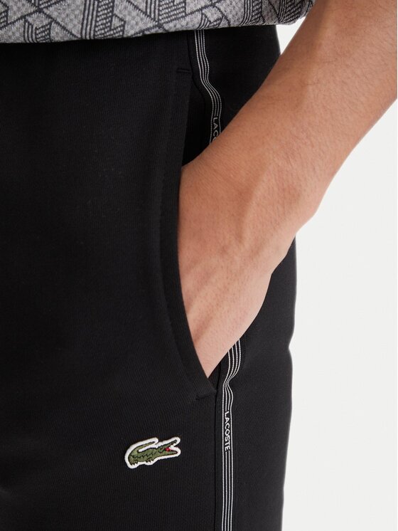 Lacoste Lacoste Pantaloni scurți sport GH0886 Negru Regular Fit