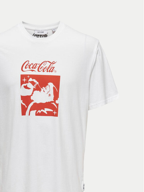 Only & Sons Only & Sons T-Shirt 22030844 Biały Regular Fit