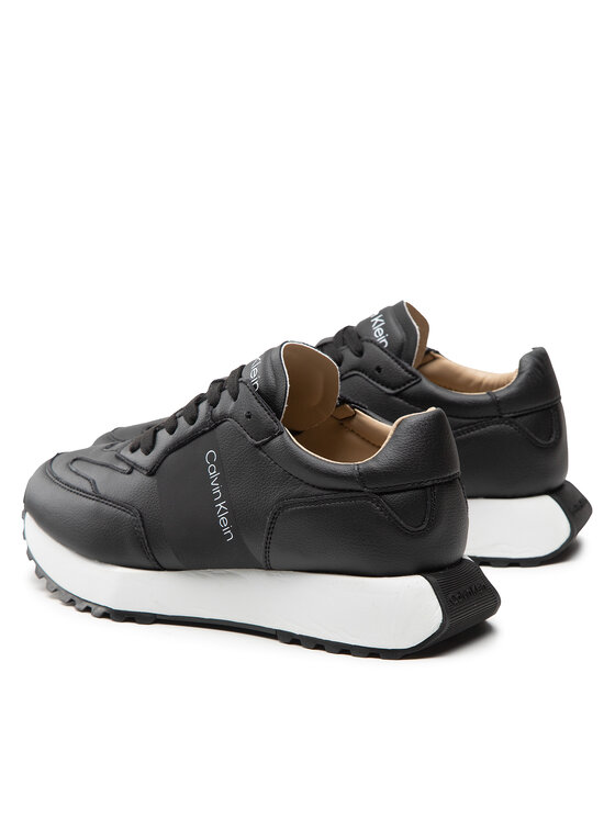 Sneakers Low Top Lace Up Vegan Lth HM0HM00515 Nero...