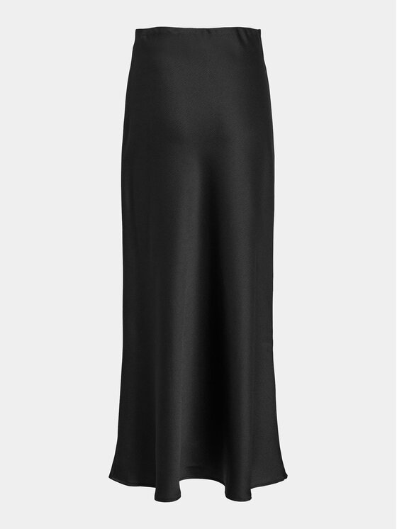 Vila Vila Midi krilo Tyla 14096849 Črna Regular Fit