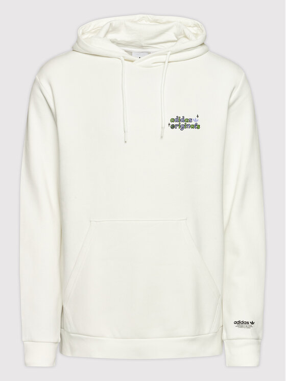 adidas adidas Mikina Stoked Alie HC7108 Bílá Regular Fit