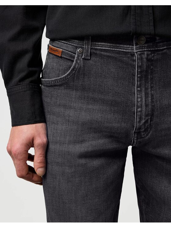 Wrangler Wrangler Jeansy TEXAS SLIM Szary Slim Fit