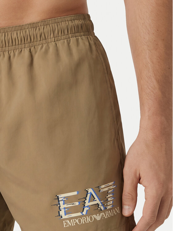 EA7 Emporio Armani EA7 Emporio Armani Úszónadrág 7M001678 AF21069 U6167 Bézs Regular Fit