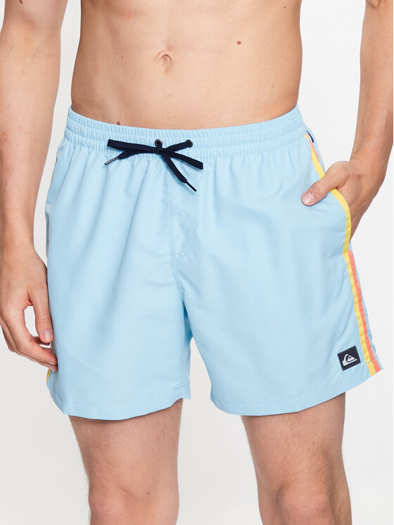 Quiksilver Pantaloni scurți pentru înot Beach Please EQYJV03991 Albastru celest Regular Fit