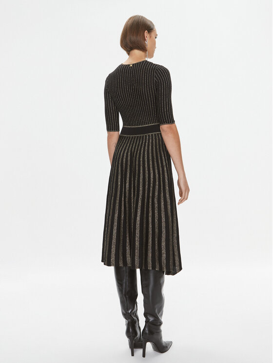 PINKO Pinko Hétköznapi ruha Bitter 100413 A0L0 Fekete Regular Fit